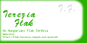 terezia flak business card